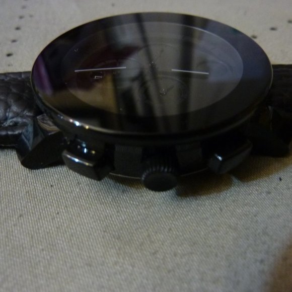 Movado Bold 4 Dial Chronograph with Leather Band Swiss Made & Quartz Works - Picture 4 of 4